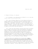 Affidavit for political asylum for a Venezuelan, 2003