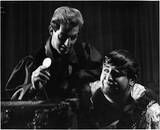 Charles Vernon and Victor Buono in Volpone, 1956