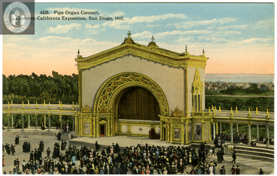 Pipe Organ concert, Exposition, 1915