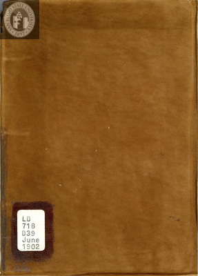 White and Gold yearbook, 1902