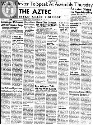 The Aztec: Tuesday 01/21/1941