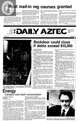 The Daily Aztec: Wednesday 02/06/1980