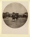 Man on horseback in parade