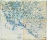Portion of Los Angeles and Orange Counties Map