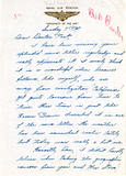 Letter from Bob G. Bauder, 1942