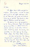 Letter from John Pete Billon, 1942