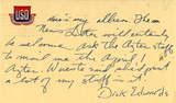 Letter from Dick Edwards, 1943