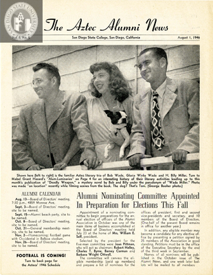 The Aztec Alumni News, Volume 1, Number 5, August 1, 1946