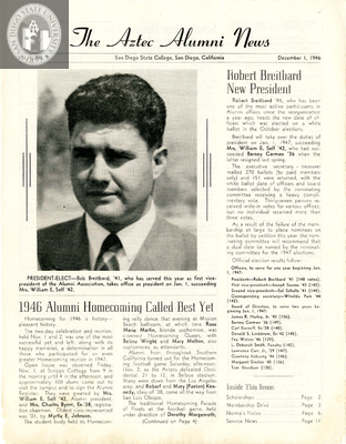 The Aztec Alumni News, Volume 1, Number 9, December 1, 1946