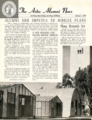 The Aztec Alumni News, Volume 1, Number 11, February 1, 1947