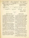 The Aztec Alumni News, Volume 7, Number 13, December 1949