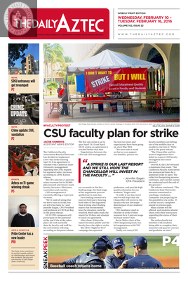 The Daily Aztec: Wednesday 02/10/2016