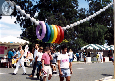 LGHSSD display at Pride festival, 1993