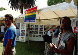 Lesbian and Gay Historical Society of San Diego  booth at Pride