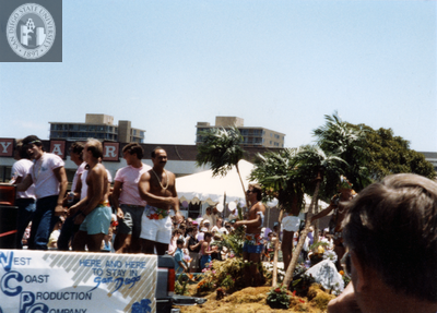 West Cost Production Company float in Pride parade, 1988