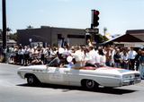 Man and Woman of the Year car in Pride parade, 1988