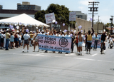 Live and Let Live Alano Club banner in Pride parade, 1988