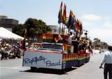 Long Beach Lesbians float at Pride parade, 1988