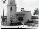 Exterior of City of San Diego Police Department, 1971
