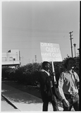 Sign at Gay Liberation Front picket, 1971