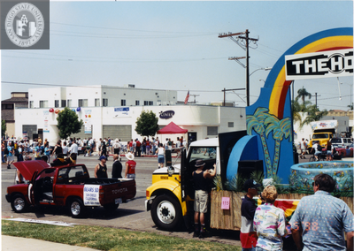 Staging area for Pride parade, 1998