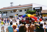 Spectators watching Pride parade, 1995