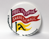 "Feel the pride share the magic," 1983