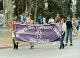 Banner and contingent of Metropolitan Community Church