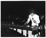 Tatsuo Sasaki plays the xylophone