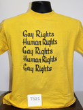 "Gay Rights, Human Rights, Gay Rights, Human Rights"