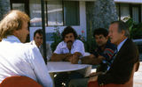 Lionel Van Deerlin with a group of men, 1978