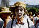 Clown at San Francisco Pride Parade, 1982