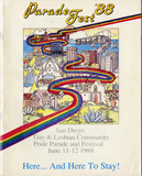 "ParadeFest '88--San Diego Gay & Lesbian Community Pride and Festival," 1988