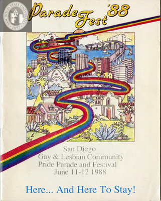 "ParadeFest '88--San Diego Gay & Lesbian Community Pride and Festival," 1988