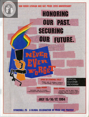 "Official Souvenir Program:  Honoring our Past. Securing Our Future," 1994
