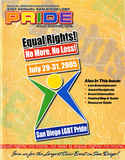 "Official Souvenir Program, 31st Annual San Diego LGBT Pride, 2005"