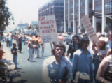 Film of LGBTQ Pride Parade in San Diego, reel 1, 1977