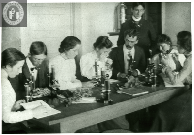Normal School Biology class, 1903