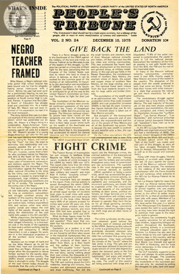 People's Tribune: 12/15/1975