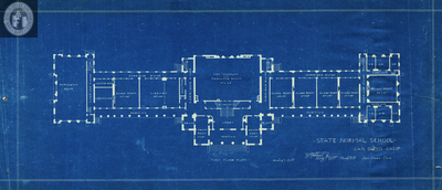 State Normal School First Floor Plan, 1903