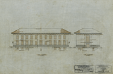 Rear & End Elevation, Training Building, San Diego Normal School, 1909