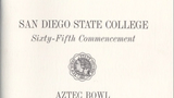 San Diego State College commencement with John F. Kennedy, 1963