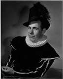 An unidentified actor in Twelfth Night, 1949