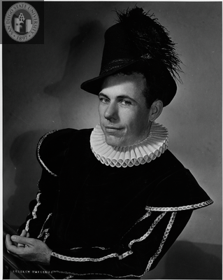 An unidentified actor in Twelfth Night, 1949