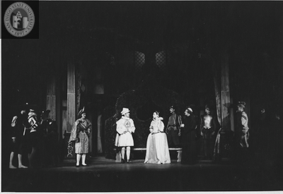 John Clark and Marion Ross in Twelfth Night, 1949