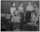 Classroom portrait, Normal School, 1899