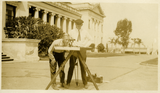 Students surveying, 1922