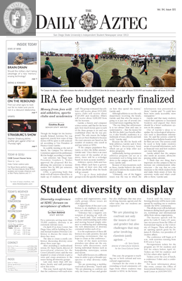 The Daily Aztec: Monday 04/13/2009