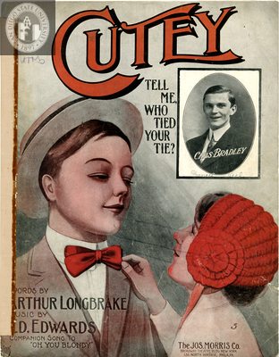 Cutey tell me who tied your tie? 1909