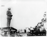 President Hardy speaks during groundbreaking, 1929